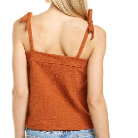Madewell Crosshatch Tie Strap Tank small - Picture 2 of 4